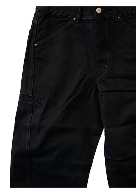 pantaloni twisted workwear uomo nero LEMAIRE | PA1102 LD1055BK999